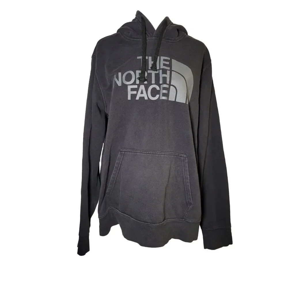 The North Face Half Dome Hoodie Mens L Black Pullover Sweatshirt Gorpcore Hiking